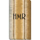 Silk Metallic Ottoman Caspari Guest Towels Image 2 of 2